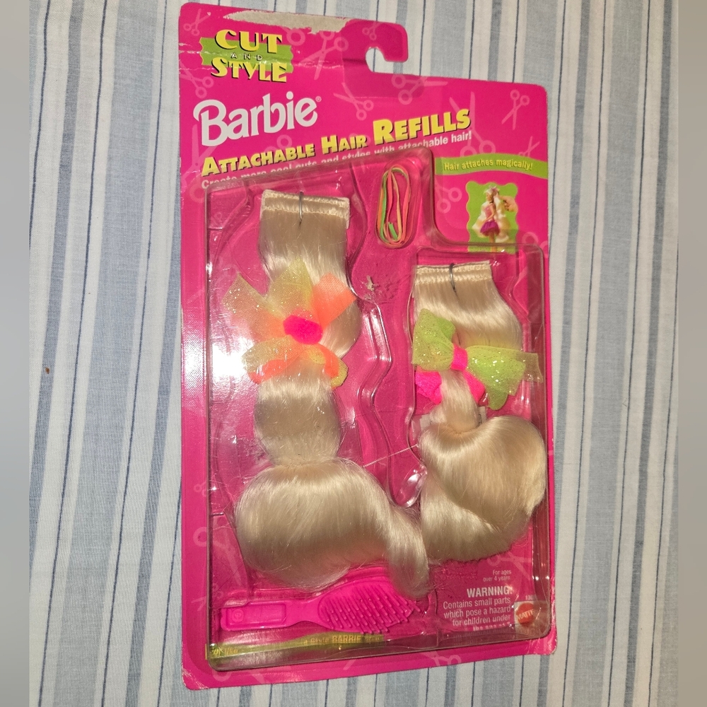 Barbie Cut and style hair refills 1994 Vintage!